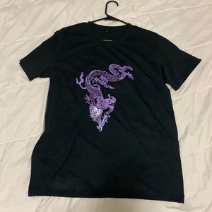 Purple dragon tee